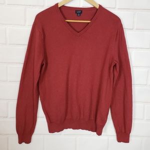 J. Crew Burgundy Cashmere Blend Sweater Size S